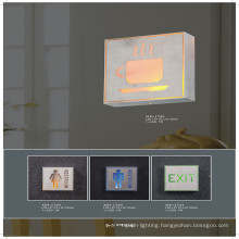 High Quality Aluminum and PVC Taliet Exit LED Signal Wall Lamp
